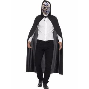 Zombie dokter verkleedkleding cape met masker One size  -