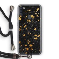 Terrazzo N°7: Samsung Galaxy A11 Transparant Hoesje met koord