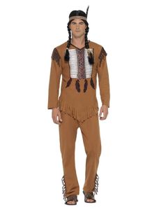 Inheemse Amerikaanse Indiaan kostuum man