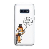 Geen Gezeik: Samsung Galaxy S10e Transparant Hoesje