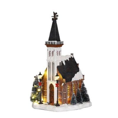 Church battery operated - l15xb16,5xh31cm - Luville