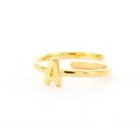 Imotionals Ring Letter A Goud