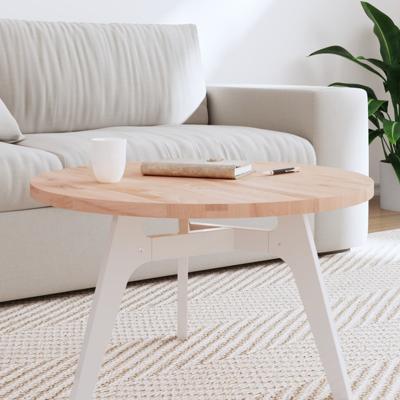 Tafelblad rond Ø70x2,5 cm massief beukenhout