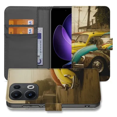 Ontwerp Jouw Eigen OPPO Reno 13 Pro Book Case - Gepersonaliseerd Hoesje met Foto of Tekst