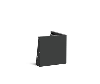 Keerwand aluminium buitenhoek 50x50x50cm.