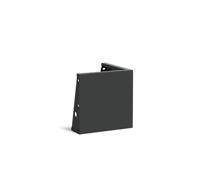 Keerwand aluminium buitenhoek 50x50x50cm.