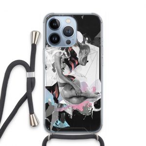 Camouflage de sommeil: iPhone 13 Pro Transparant Hoesje met koord