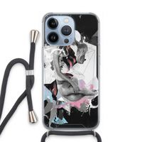 Camouflage de sommeil: iPhone 13 Pro Transparant Hoesje met koord