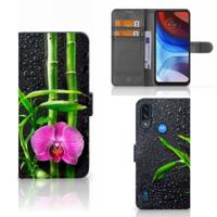 Motorola Moto E7i Power | E7 Power Hoesje Orchidee | Portemonnee hoesje