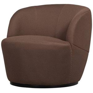 WOOOD Serra Draaifauteuil - Mesh - Espresso - 68x70x77