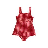 Playshoes badpak met rokje Stippen Rood Wit-134-140