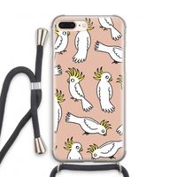Papegaai: iPhone 7 PLUS Transparant Hoesje met koord