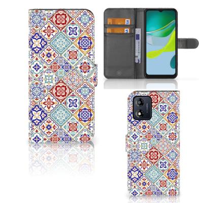 Motorola Moto E13 4G | Bookcase | Tiles Color | Portemonnee hoesje