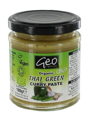 Geo Organics Curry paste thai green bio (180 gr)