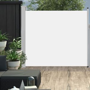 VidaXL Tuinscherm uittrekbaar 170x300 cm crème