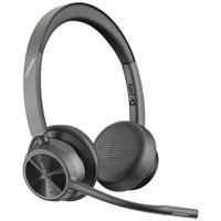 HP Poly Voyager 4320 On Ear headset Bluetooth, Kabel Stereo Zwart Headset - thumbnail