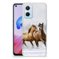 OPPO A96 | OPPO A76 | TPU Hoesje | Paarden