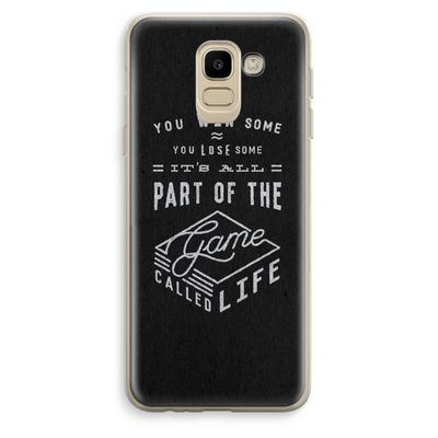 Life: Samsung Galaxy J6 (2018) Transparant Hoesje