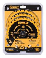 DeWALT Cirkelzaagblad voor Multimaterial | Extreme | Ø 190mm Asgat 30mm 24T - DT10399-QZ