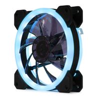 Cooltek Silent Fan 120 RGB PC-ventilator Zwart, Wit (b x h x d) 120 x 120 x 25 mm - thumbnail