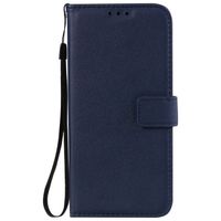 iPhone SE 2020 hoesje - Bookcase - Pasjeshouder - Portemonnee - Camerabescherming - Kunstleer - Donkerblauw