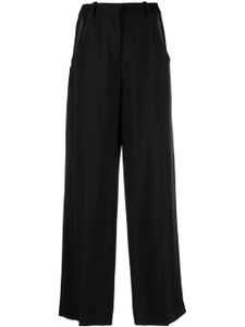 Mugler wide-leg cut-out trousers - Noir