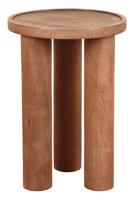 LABEL51 Ronde Bijzettafel 'Elly' Mangohout, 42cm, kleur Naturel