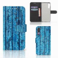 Huawei P20 Pro | Book Style Case | Wood Blue