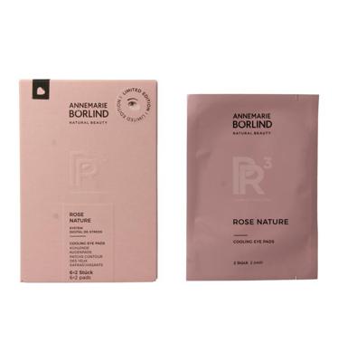 Rose nature eye pads 6 x 2 stuks