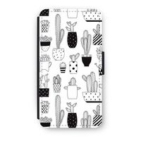 Cactusmotief: iPhone X Flip Hoesje Cactusmotief: iPhone X Flip Hoesje