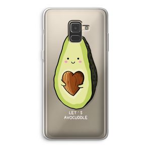 Avocuddle: Samsung Galaxy A8 (2018) Transparant Hoesje
