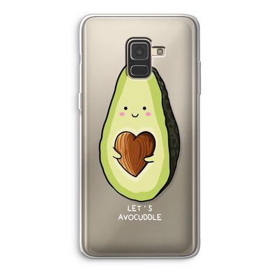 Avocuddle: Samsung Galaxy A8 (2018) Transparant Hoesje