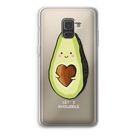 Avocuddle: Samsung Galaxy A8 (2018) Transparant Hoesje