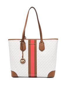 Michael Kors sac cabas Eva à imprimé monogrammé - Blanc