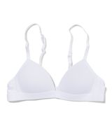 HEMA Tiener Bh Voorgevormd Zonder Beugel AA-A Wit (wit) - thumbnail
