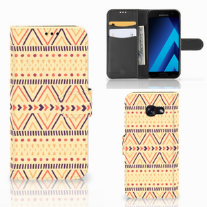 Samsung Galaxy A5 2017 Telefoon Hoesje Aztec Yellow