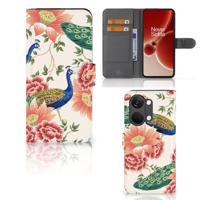 Telefoonhoesje | Met pasjeshouder | voor OnePlus Nord 3 Pink Peacock