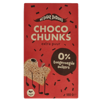 No Sugar Daddies Choco chunks extra puur bio 180 Gram