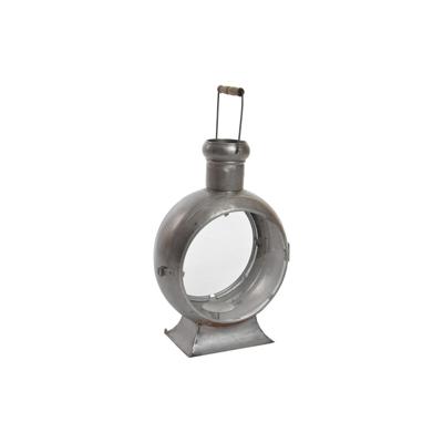 Lantaarn DKD Home Decor Verouderde afwerking Zilverkleurig Metaal Kristal Vintage 37 x 22 x 55 cm