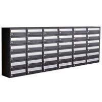 Allux Hive Set 6-Breed, 6-Hoog Zwart - 40030070_6x6