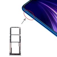 SIM-kaart lade + SIM-kaart lade + micro SD-kaart lade voor Xiaomi Redmi Note 8 (zilver)