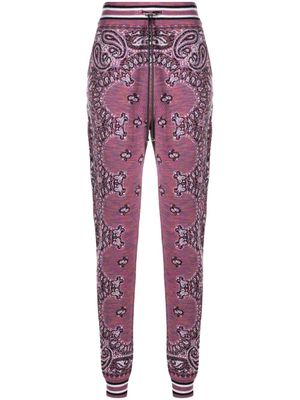 AMIRI pantalon de jogging à motif cachemire - Violet