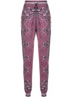 AMIRI pantalon de jogging à motif cachemire - Violet