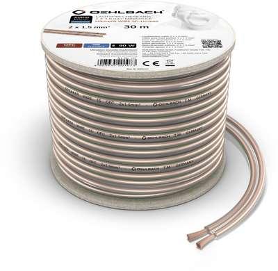 Oehlbach: SP-15 Luidsprekerkabel (2 x 1,5 mm) - 30 meter