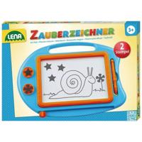 Lena magische tekenbord met 2 magneet stempels Lena magische tekenbord met 2 magneet stempels