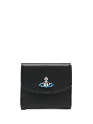 Vivienne Westwood petit portefeuille Emma en cuir - Noir