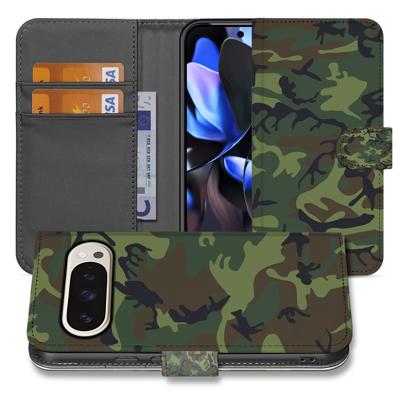 Book Case Google Pixel 10 Pro XL Camouflage Leger Leuk Cadeau