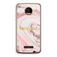 Feminist: Motorola Moto Z Force Transparant Hoesje