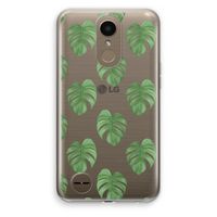 Monstera leaves: LG K10 (2017) Transparant Hoesje