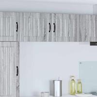 Keukenkast 2 pcs Grijs Sonoma 50 x 31 x 40 cm Bewerkt hout